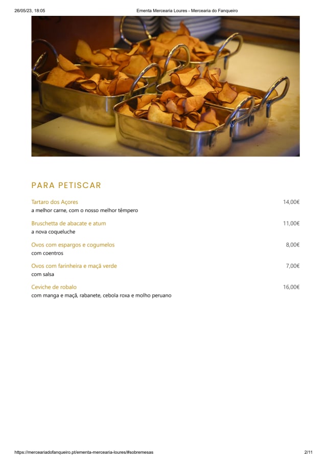PDF Menu page 2