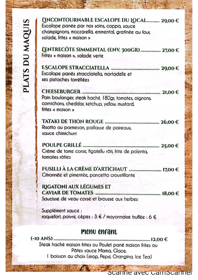PDF Menu page 2