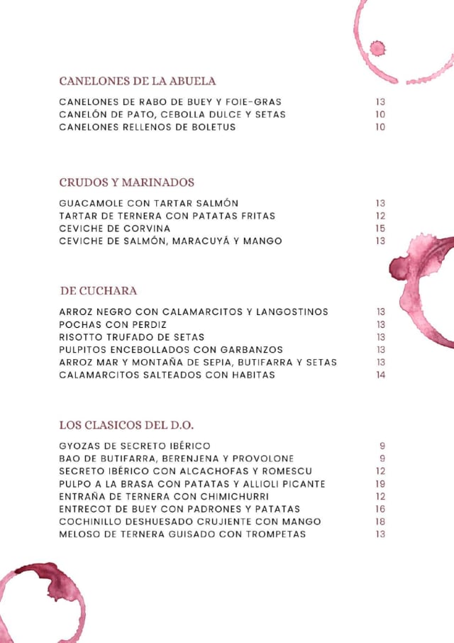 PDF Menu page 2