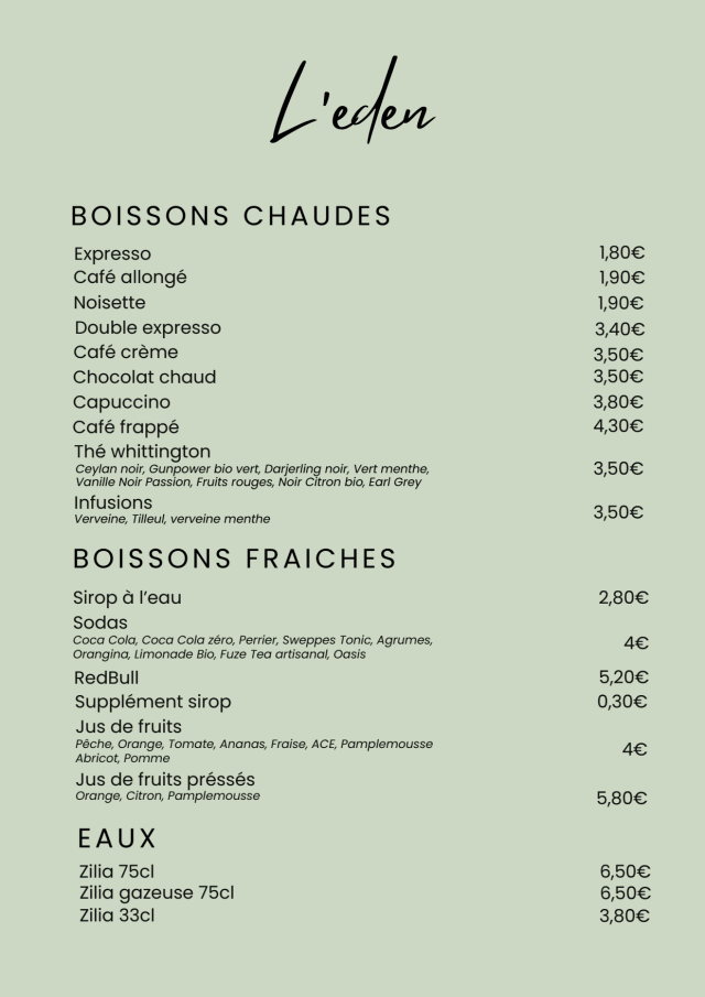 PDF Menu page 2