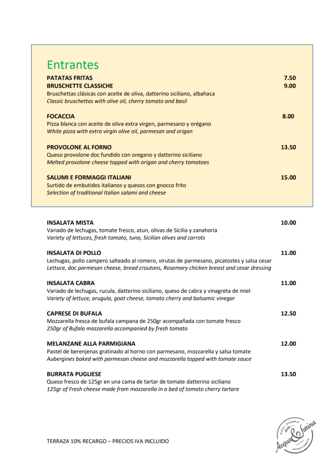 PDF Menu page 2