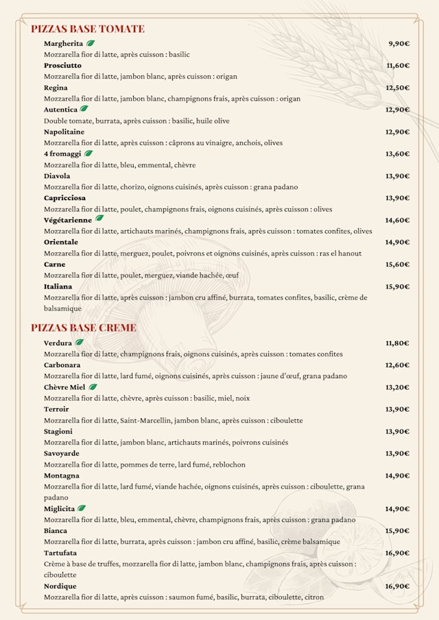 PDF Menu page 2