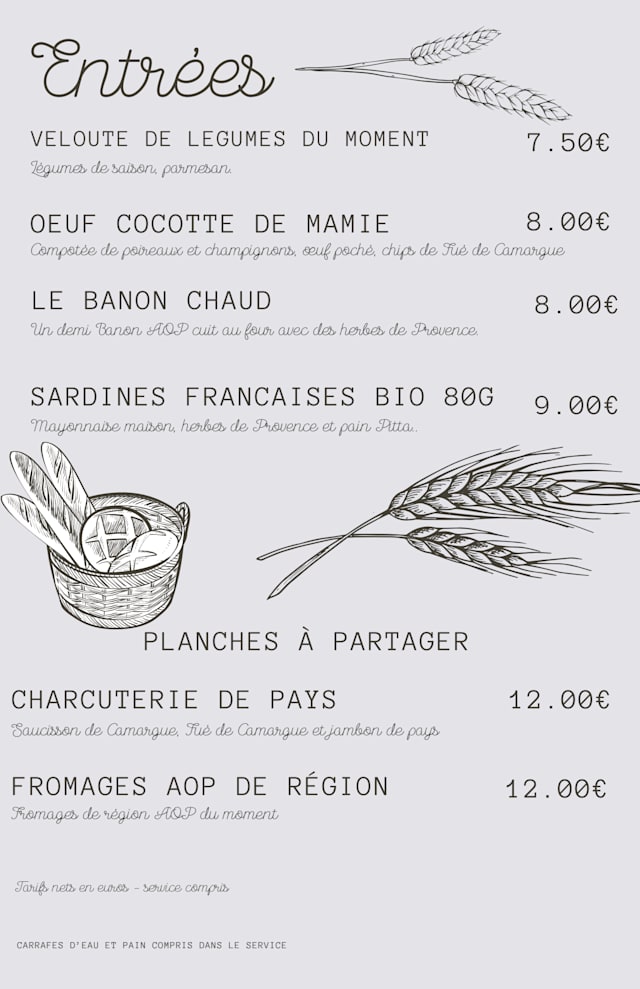 PDF Menu page 2