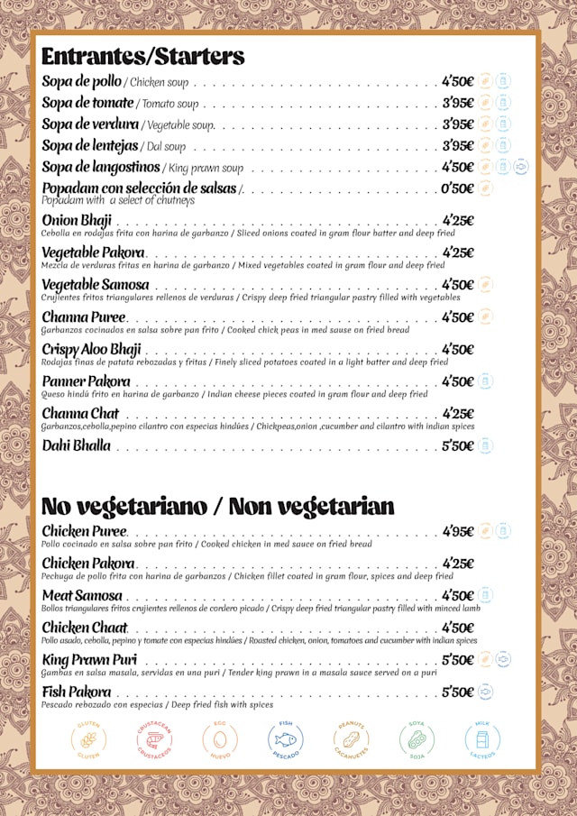 PDF Menu page 2