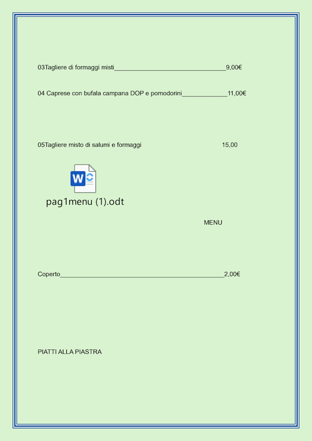 PDF Menu page 2