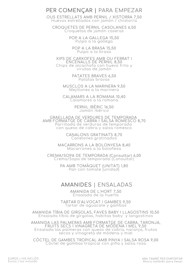 PDF Menu page 2
