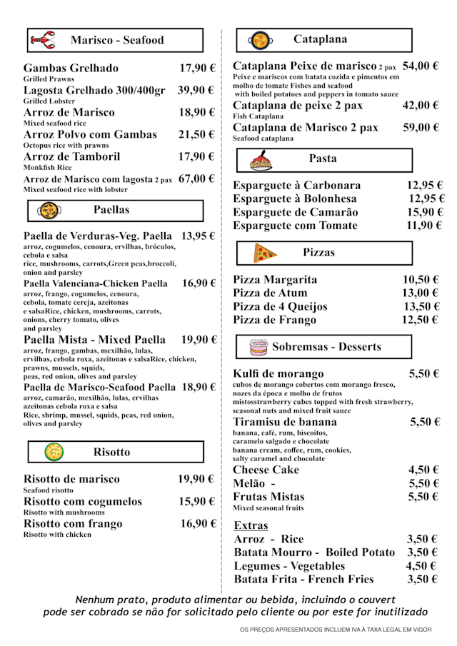 PDF Menu page 2