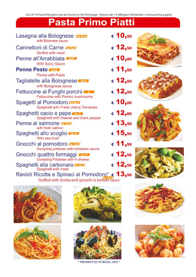PDF Menu page 2