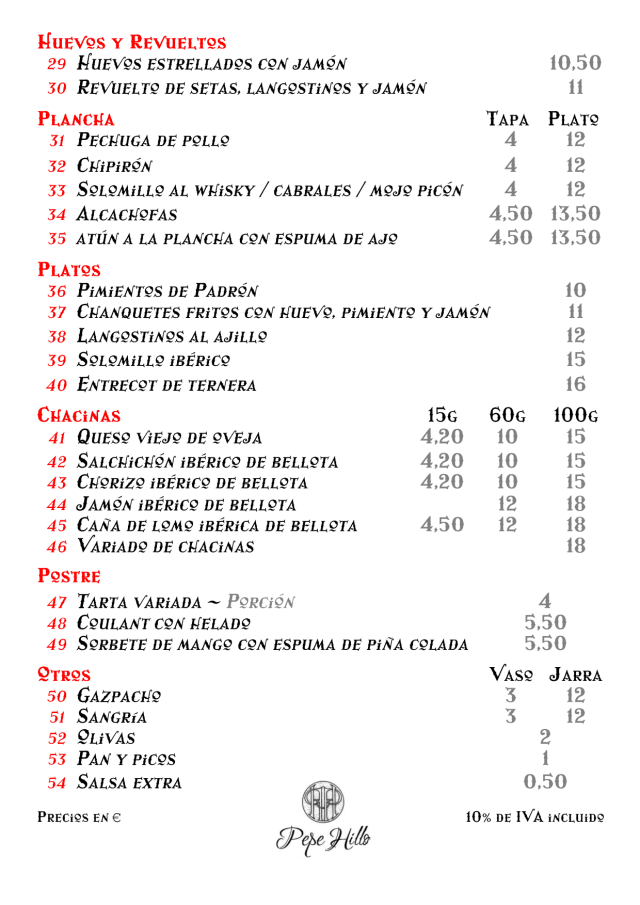 PDF Menu page 2