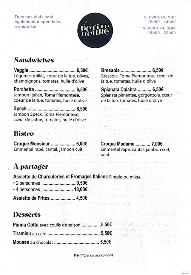 PDF Menu page 2