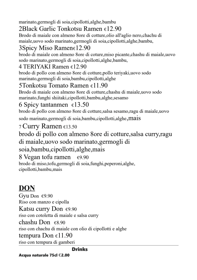 PDF Menu page 2