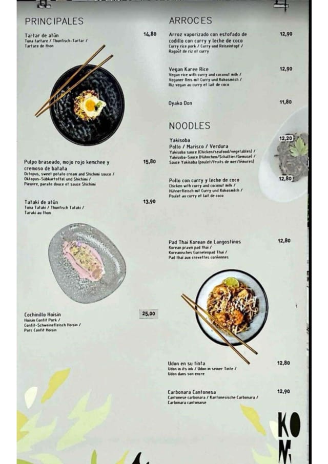 PDF Menu page 2