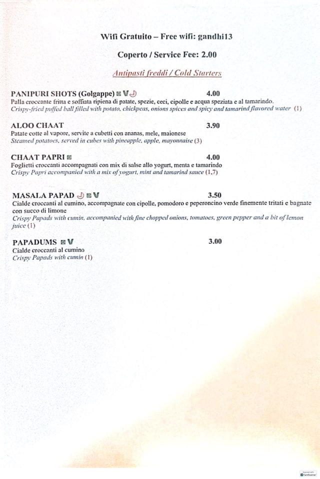PDF Menu page 2