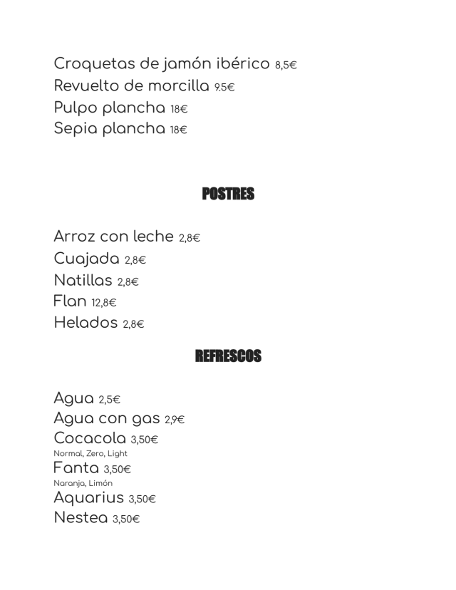 PDF Menu page 2