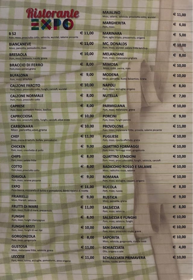 PDF Menu page 2