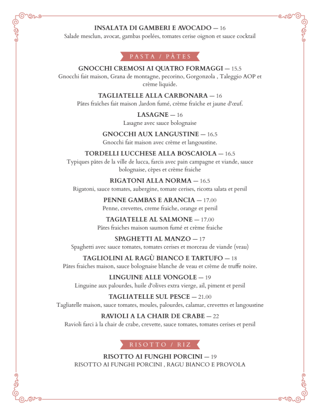 PDF Menu page 2