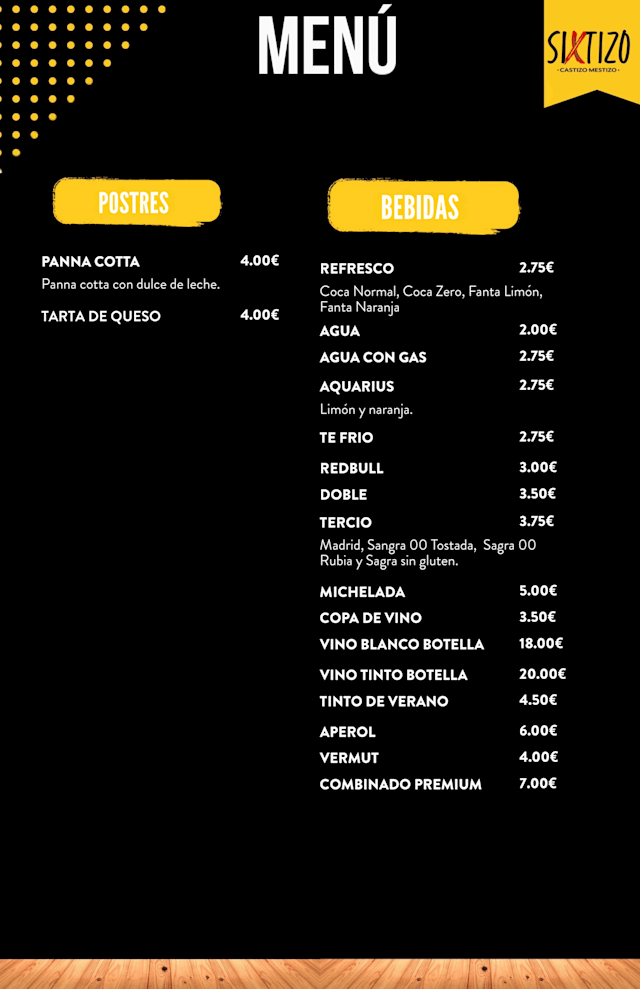 PDF Menu page 2