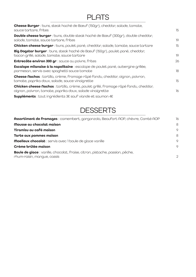 PDF Menu page 2