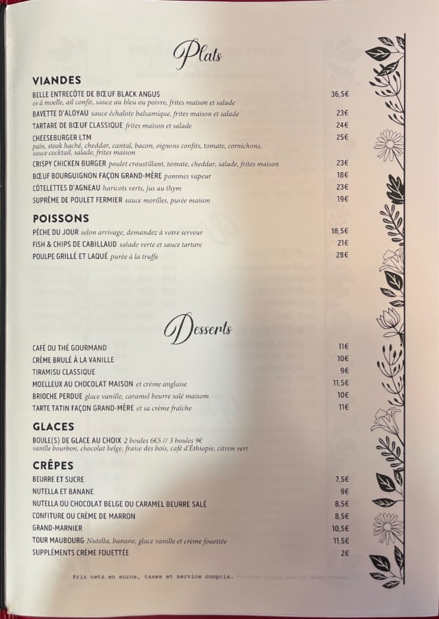 PDF Menu page 2