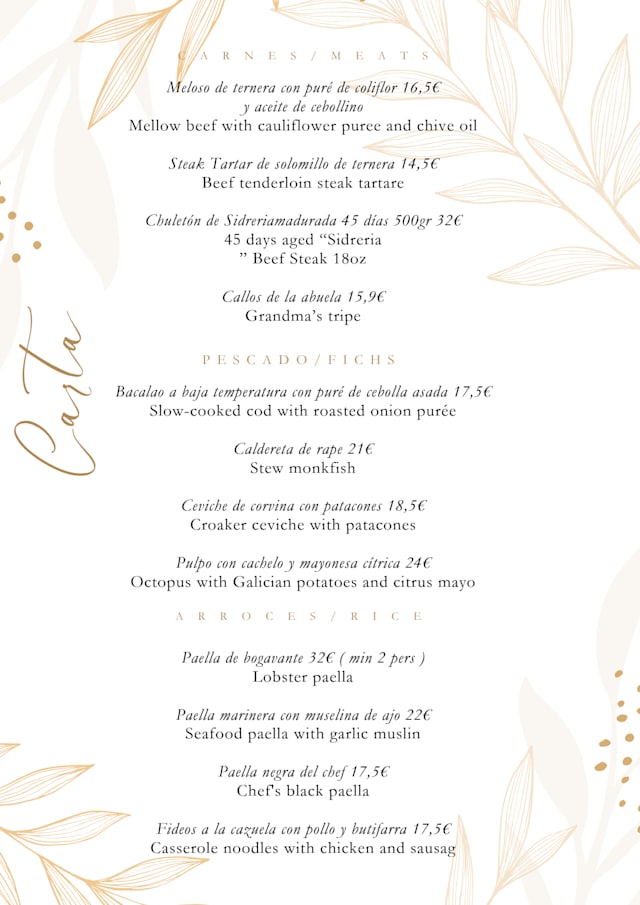 PDF Menu page 2