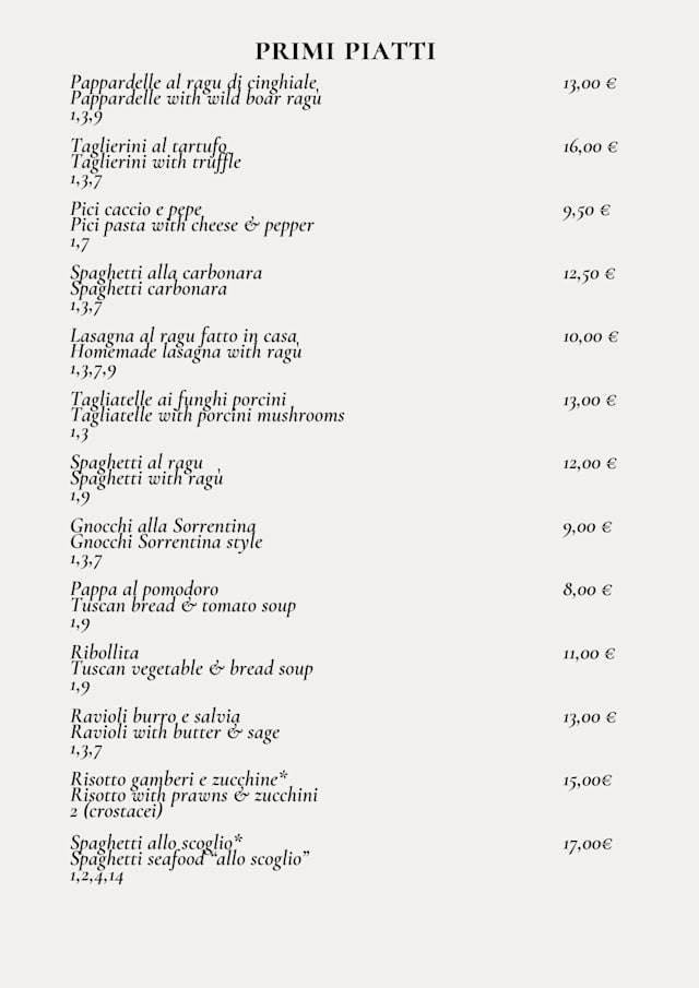 PDF Menu page 2