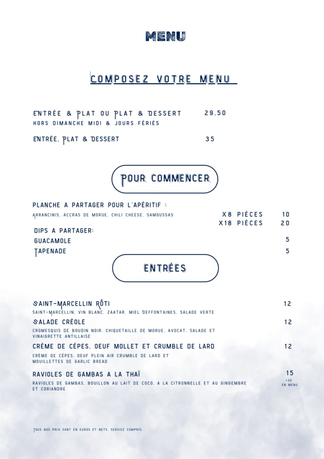 PDF Menu page 2