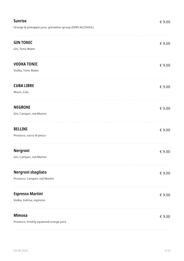 PDF Menu page 2