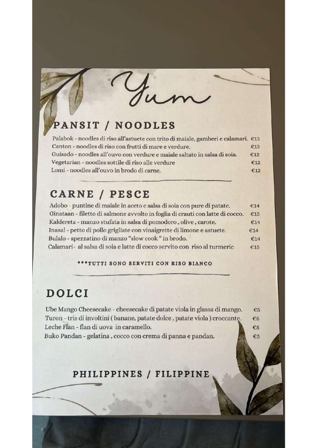 PDF Menu page 2