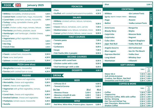 PDF Menu page 2