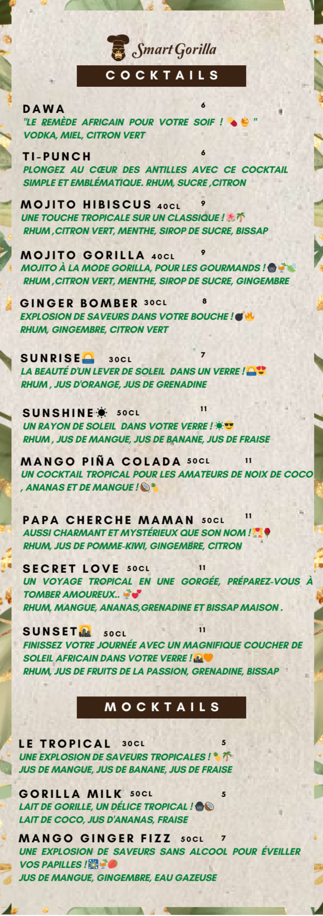 PDF Menu page 2