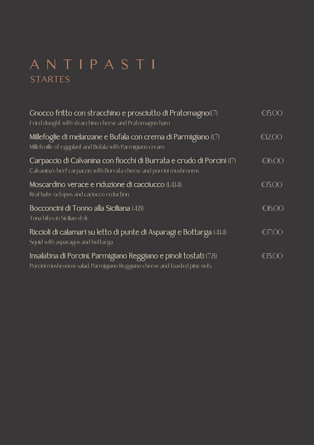 PDF Menu page 2