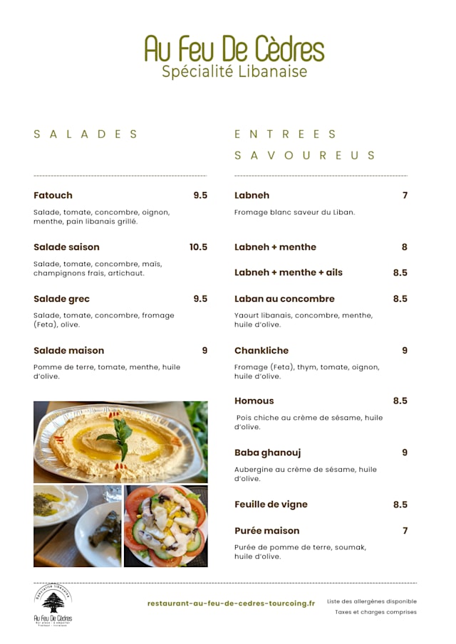 PDF Menu page 2