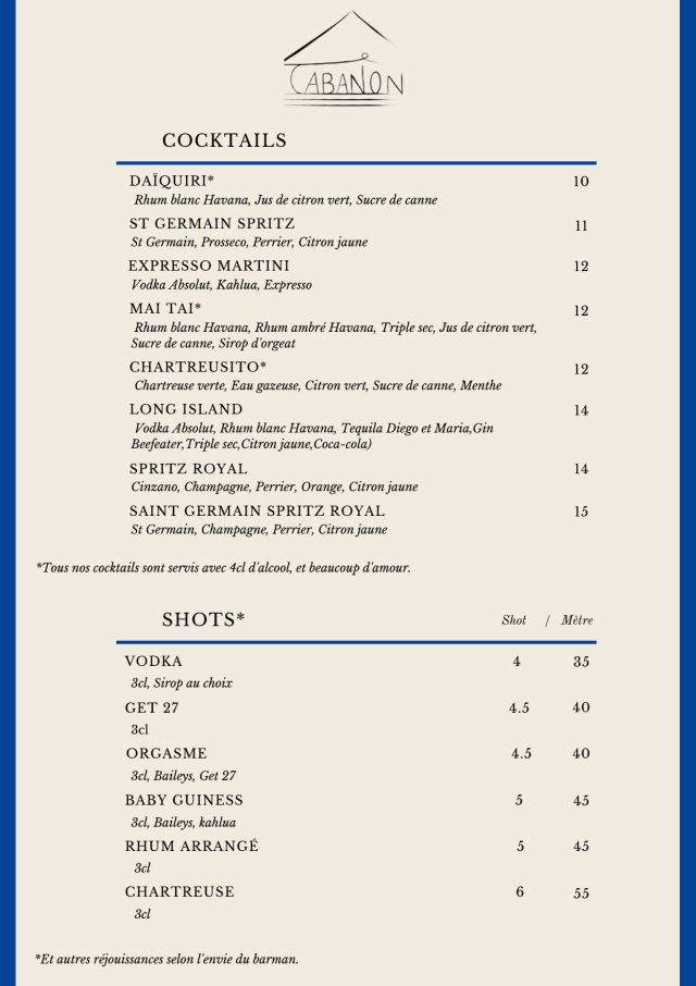 PDF Menu page 2