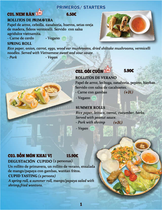 PDF Menu page 2