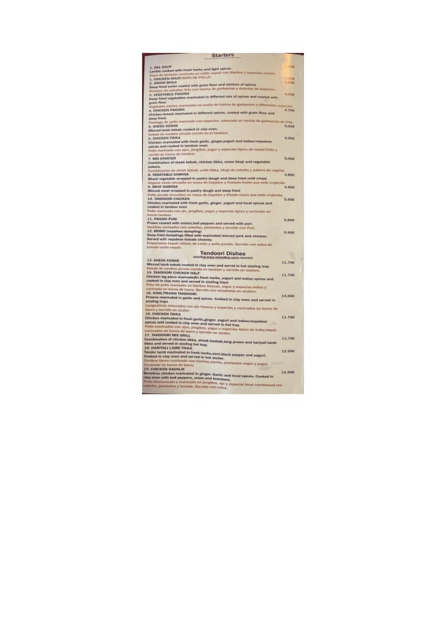 PDF Menu page 2
