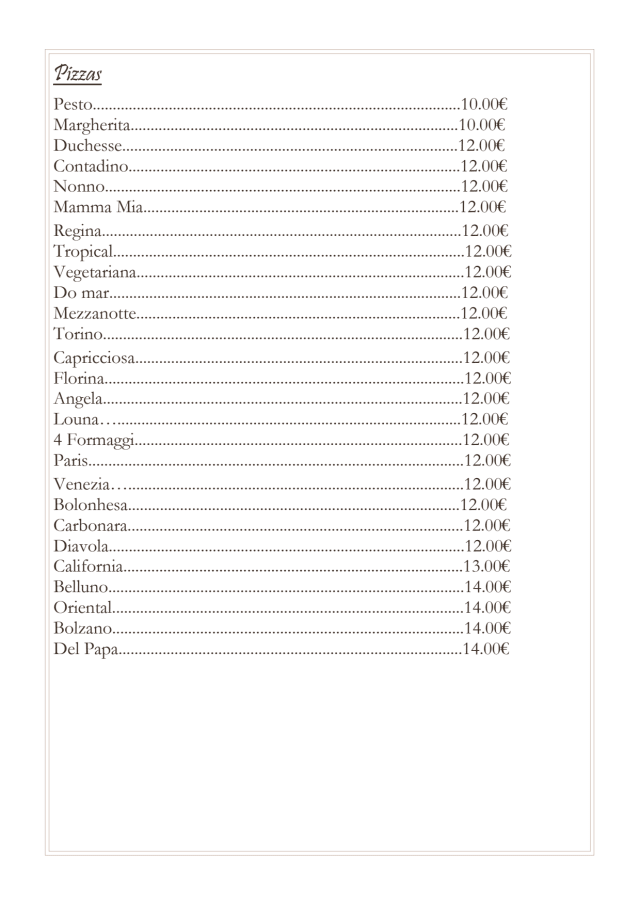 PDF Menu page 2