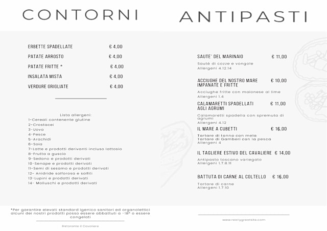 PDF Menu page 2