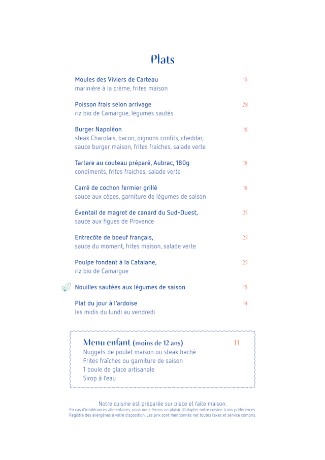 PDF Menu page 2