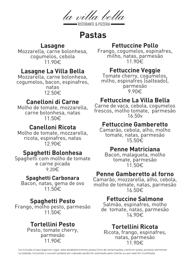 PDF Menu page 2