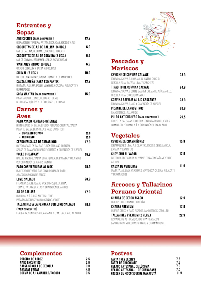 PDF Menu page 2