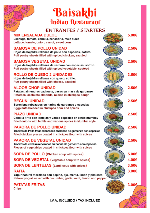 PDF Menu page 2