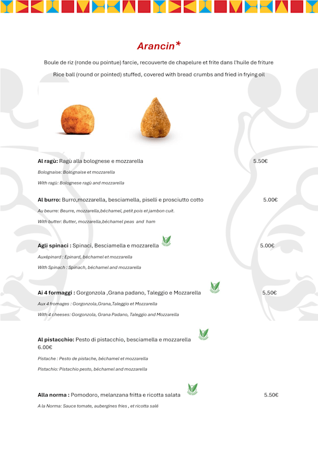 PDF Menu page 2