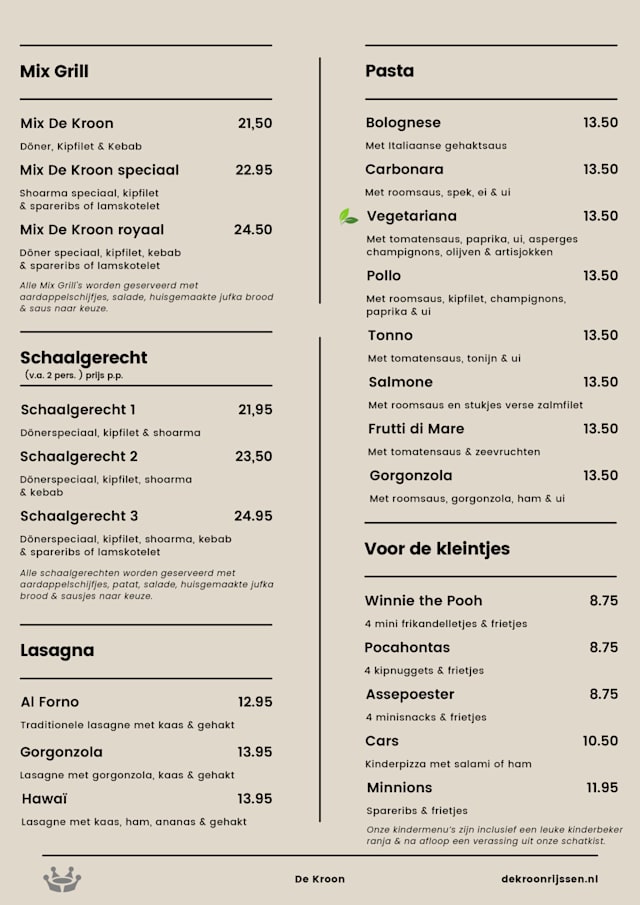 PDF Menu page 2