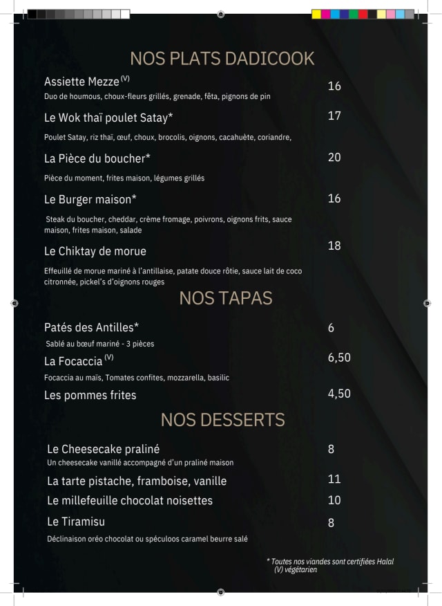 PDF Menu page 2