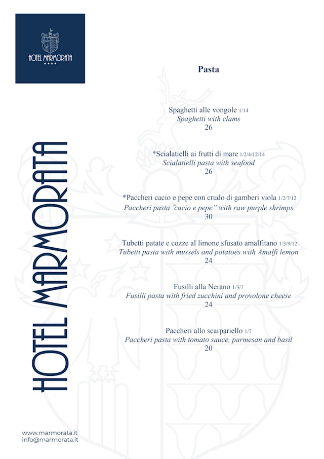 PDF Menu page 2