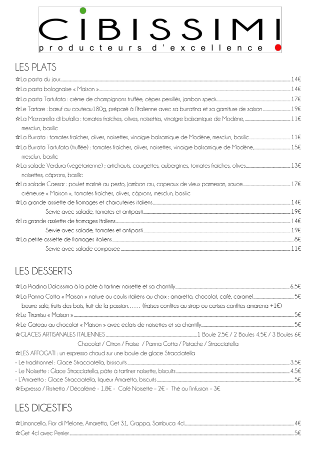 PDF Menu page 2