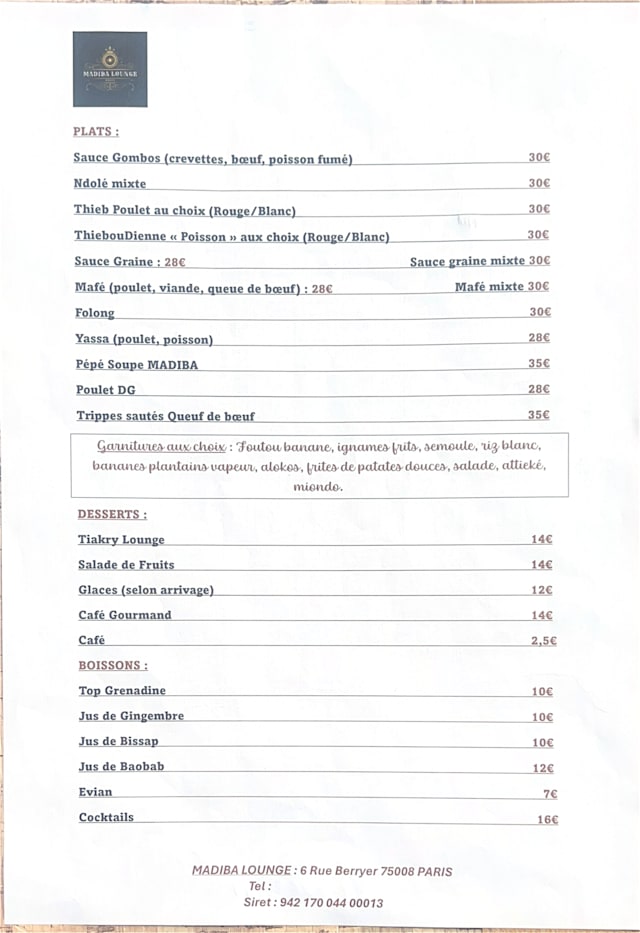 PDF Menu page 2