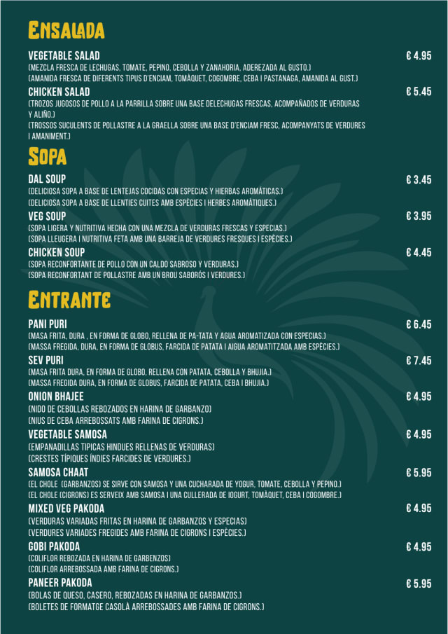 PDF Menu page 2