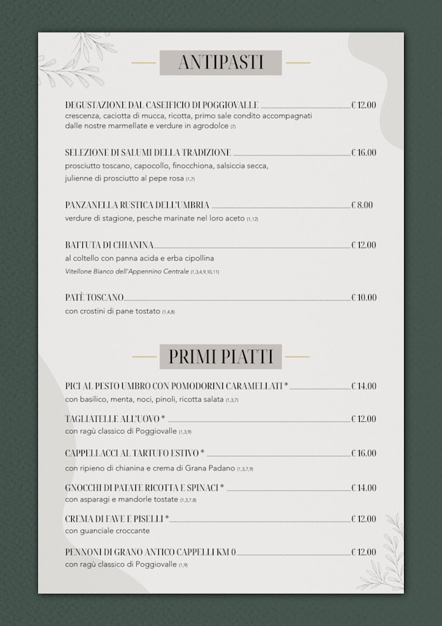 PDF Menu page 2