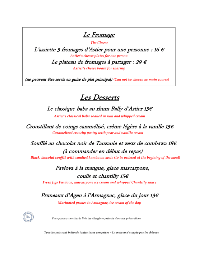 PDF Menu page 2